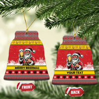 Personalized Germany Christmas Ceramic Ornament Santa Claus Merry Beermas - Wonder Print Shop