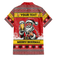Personalized Germany Christmas Hawaiian Shirt Santa Claus Merry Beermas - Wonder Print Shop