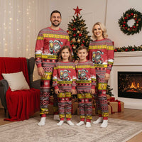 Personalized Germany Christmas Pajama Set Santa Claus Merry Beermas - Wonder Print Shop