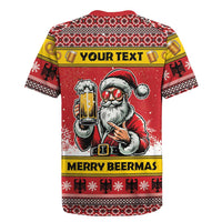 Personalized Germany Christmas Rugby Jersey Santa Claus Merry Beermas - Wonder Print Shop