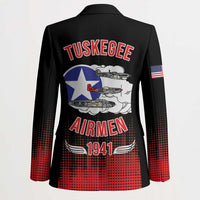 Tuskegee Airmen Red Tails Blazer 332nd Fighter Group WWII Tribute Black Style - Wonder Print Shop