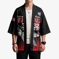 Tuskegee Airmen Red Tails Kimono 332nd Fighter Group WWII Tribute Black Style - Wonder Print Shop