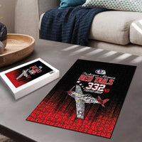 Tuskegee Airmen Red Tails Puzzle 332nd Fighter Group WWII Tribute Black Style - Wonder Print Shop