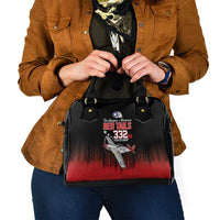 Tuskegee Airmen Red Tails Shoulder Handbag 332nd Fighter Group WWII Tribute Black Style - Wonder Print Shop