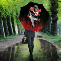 Tuskegee Airmen Red Tails Umbrella 332nd Fighter Group WWII Tribute Black Style - Wonder Print Shop