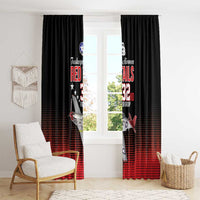 Tuskegee Airmen Red Tails Window Curtain 332nd Fighter Group WWII Tribute Black Style - Wonder Print Shop