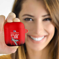 Tuskegee Airmen Red Tails AirPods Case 332nd Fighter Group WWII Tribute Red Style - Wonder Print Shop