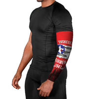 Tuskegee Airmen Red Tails Arm Sleeves 332nd Fighter Group WWII Tribute Red Style - Wonder Print Shop