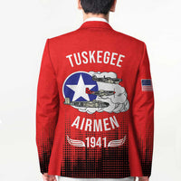 Tuskegee Airmen Red Tails Blazer 332nd Fighter Group WWII Tribute Red Style - Wonder Print Shop