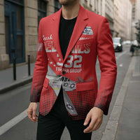 Tuskegee Airmen Red Tails Blazer 332nd Fighter Group WWII Tribute Red Style - Wonder Print Shop