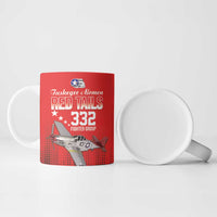 Tuskegee Airmen Red Tails Ceramic Mug 332nd Fighter Group WWII Tribute Red Style - Wonder Print Shop