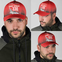 Tuskegee Airmen Red Tails Classic Cap 332nd Fighter Group WWII Tribute Red Style - Wonder Print Shop