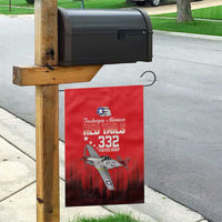 Tuskegee Airmen Red Tails Garden Flag 332nd Fighter Group WWII Tribute Red Style - Wonder Print Shop