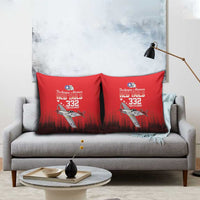 Tuskegee Airmen Red Tails Pillow Cover 332nd Fighter Group WWII Tribute Red Style - Wonder Print Shop