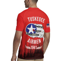 Tuskegee Airmen Red Tails Rugby Jersey 332nd Fighter Group WWII Tribute Red Style - Wonder Print Shop