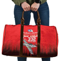 Tuskegee Airmen Red Tails Travel Bag 332nd Fighter Group WWII Tribute Red Style - Wonder Print Shop