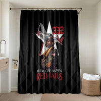Tuskegee Airmen Red Tails Bathroom Set African American Pilots Heritage Black Style - Wonder Print Shop