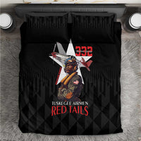 Tuskegee Airmen Red Tails Bedding Set African American Pilots Heritage Black Style - Wonder Print Shop