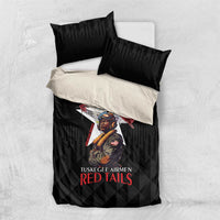 Tuskegee Airmen Red Tails Bedding Set African American Pilots Heritage Black Style - Wonder Print Shop