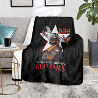Tuskegee Airmen Red Tails Blanket African American Pilots Heritage Black Style - Wonder Print Shop