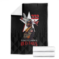 Tuskegee Airmen Red Tails Blanket African American Pilots Heritage Black Style - Wonder Print Shop