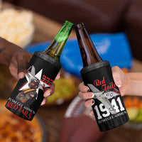 Tuskegee Airmen Red Tails 4 in 1 Can Cooler Tumbler African American Pilots Heritage Black Style - Wonder Print Shop