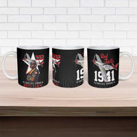 Tuskegee Airmen Red Tails Ceramic Mug African American Pilots Heritage Black Style - Wonder Print Shop