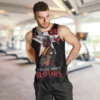 Tuskegee Airmen Red Tails Men Tank Top African American Pilots Heritage Black Style - Wonder Print Shop