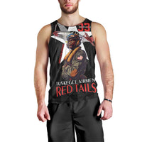 Tuskegee Airmen Red Tails Men Tank Top African American Pilots Heritage Black Style - Wonder Print Shop