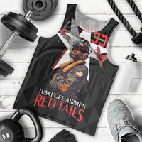 Tuskegee Airmen Red Tails Men Tank Top African American Pilots Heritage Black Style - Wonder Print Shop