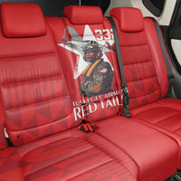 Tuskegee Airmen Red Tails Back Car Seat Cover African American Pilots Heritage Red Style - Wonder Print Shop