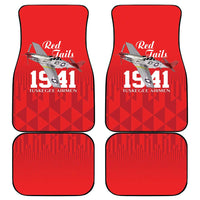 Tuskegee Airmen Red Tails Car Mats African American Pilots Heritage Red Style - Wonder Print Shop