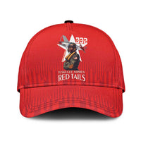Tuskegee Airmen Red Tails Classic Cap African American Pilots Heritage Red Style - Wonder Print Shop