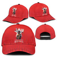 Tuskegee Airmen Red Tails Classic Cap African American Pilots Heritage Red Style - Wonder Print Shop