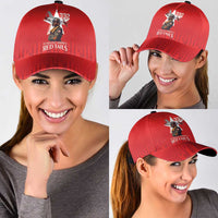 Tuskegee Airmen Red Tails Classic Cap African American Pilots Heritage Red Style - Wonder Print Shop