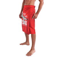 Tuskegee Airmen Red Tails Lavalava African American Pilots Heritage Red Style - Wonder Print Shop