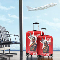 Tuskegee Airmen Red Tails Luggage Cover African American Pilots Heritage Red Style - Wonder Print Shop