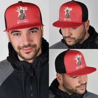 Tuskegee Airmen Red Tails Mesh Trucker Cap African American Pilots Heritage Red Style - Wonder Print Shop