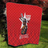 Tuskegee Airmen Red Tails Quilt African American Pilots Heritage Red Style - Wonder Print Shop