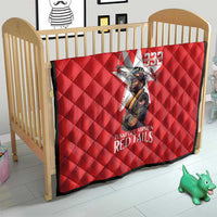 Tuskegee Airmen Red Tails Quilt African American Pilots Heritage Red Style - Wonder Print Shop