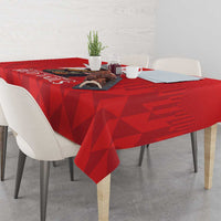 Tuskegee Airmen Red Tails Tablecloth African American Pilots Heritage Red Style - Wonder Print Shop