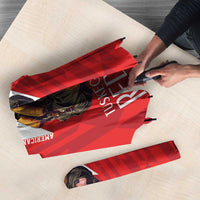 Tuskegee Airmen Red Tails Umbrella African American Pilots Heritage Red Style - Wonder Print Shop