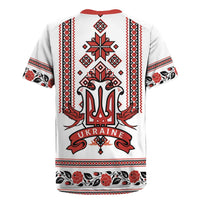 Ukraine Unity Day Rugby Jersey The Trident With Folk Pattern - Wonder Print Shop