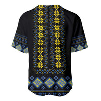 Yellow Ukraine Folk Patterns Baseball Jersey - Wonder Print Shop