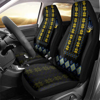 Yellow Ukraine Folk Patterns Car Seat Cover - Wonder Print Shop