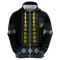 Yellow Ukraine Folk Patterns Hoodie - Wonder Print Shop