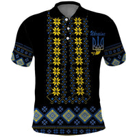 Yellow Ukraine Folk Patterns Polo Shirt - Wonder Print Shop