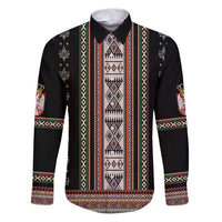 Serbia Folk Pattern Family Matching Puletasi and Hawaiian Shirt God of Justice - Wonder Print Shop