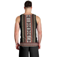 Serbia Folk Pattern Men Tank Top God of Justice - Wonder Print Shop