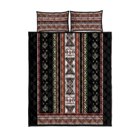 Serbia Folk Pattern Quilt Bed Set God of Justice - Wonder Print Shop